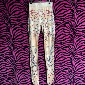 Skin tattoo legging tights